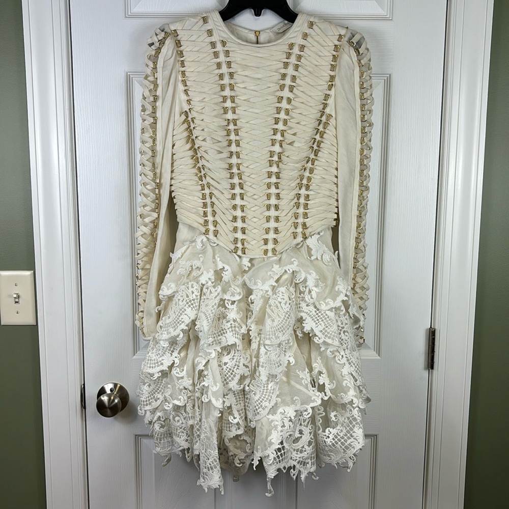 NWT Zimmerman coaster corset laced dress sz 6 - Picture 7 of 17